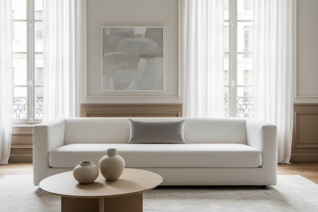 Coussin Gris Salon