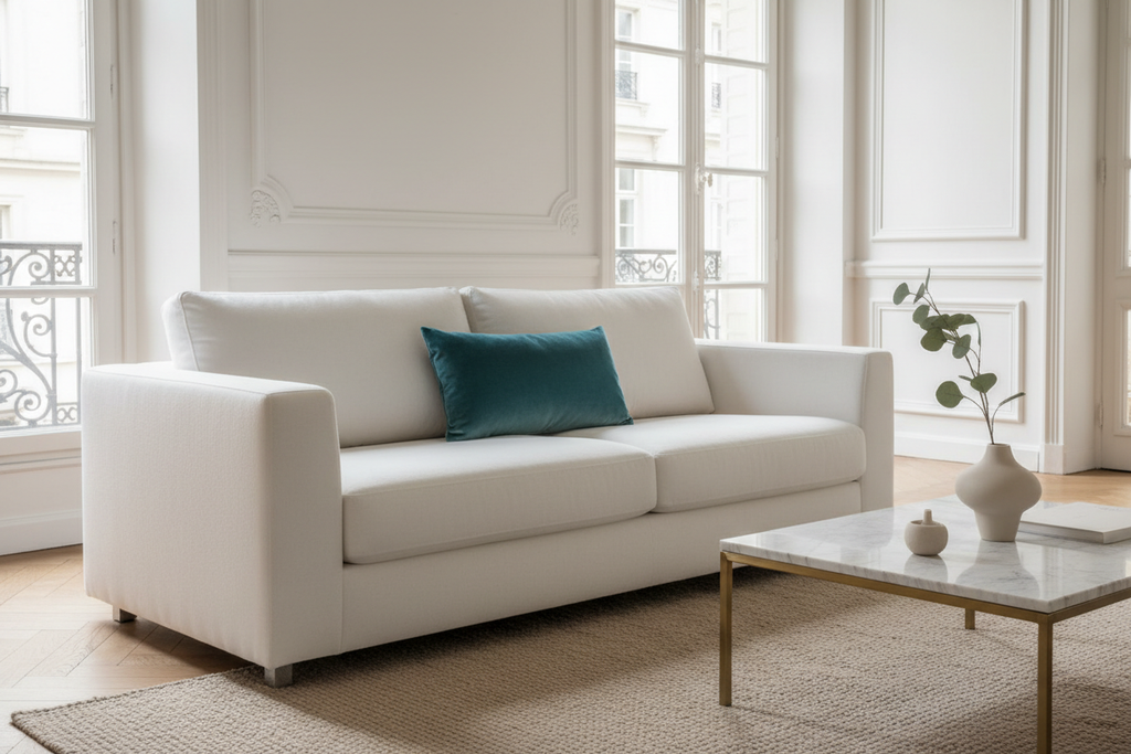 Coussin Turquoise Salon