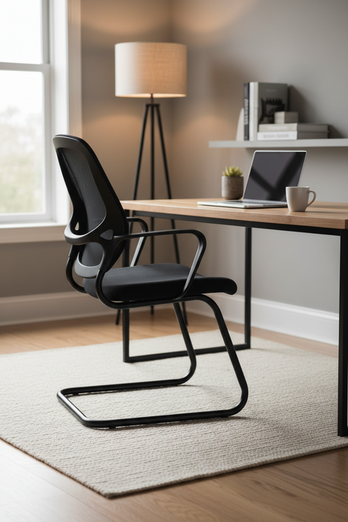 Chaise de bureau Luvoria Aero - Noir/Noir